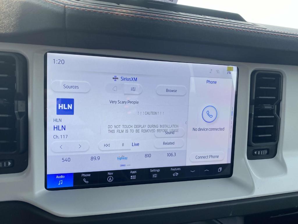 new 2025 Ford Bronco car, priced at $77,810
