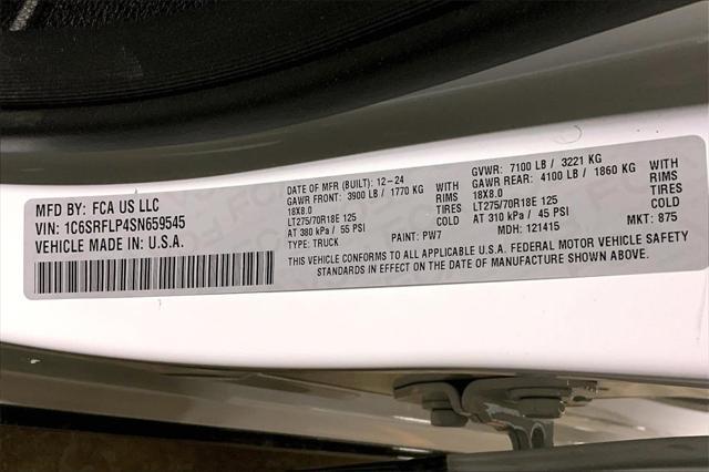 new 2025 Ram 1500 car, priced at $58,435