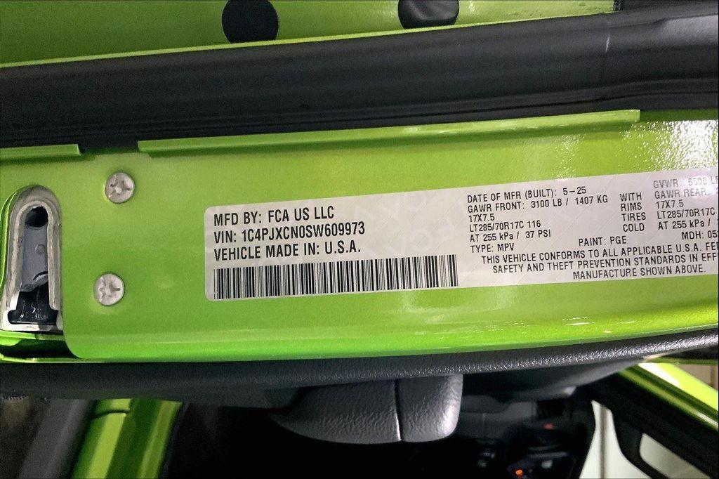 new 2025 Jeep Wrangler car, priced at $45,255