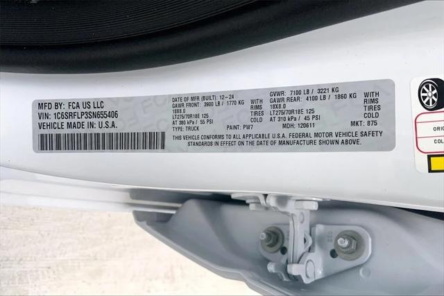 new 2025 Ram 1500 car, priced at $61,074
