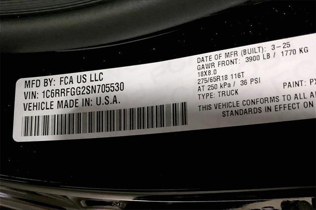 new 2025 Ram 1500 car, priced at $50,427