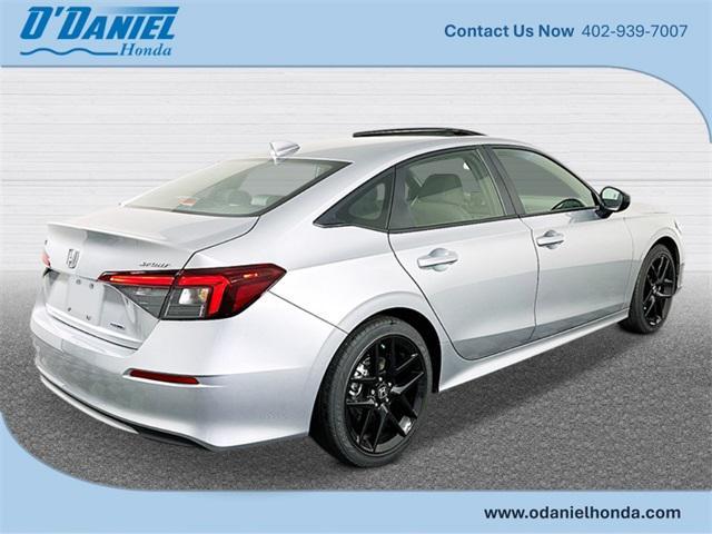new 2025 Honda Civic Hybrid car, priced at $30,100