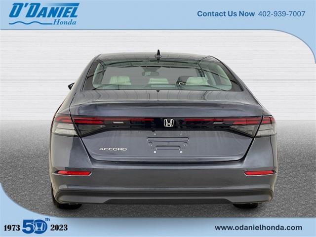 new 2025 Honda Accord car, priced at $29,390