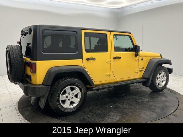 used 2015 Jeep Wrangler Unlimited car, priced at $15,528