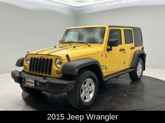 used 2015 Jeep Wrangler Unlimited car, priced at $15,528