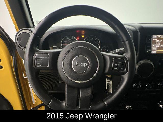 used 2015 Jeep Wrangler Unlimited car, priced at $15,528