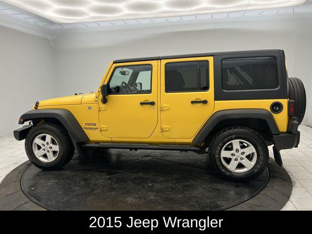 used 2015 Jeep Wrangler Unlimited car, priced at $15,528