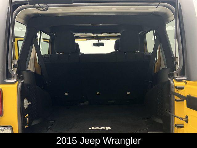 used 2015 Jeep Wrangler Unlimited car, priced at $15,528