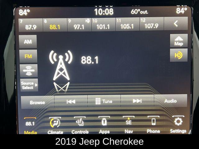 used 2019 Jeep Cherokee car, priced at $15,400