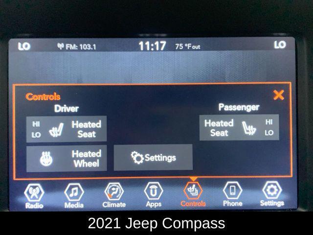 used 2021 Jeep Compass car, priced at $19,504