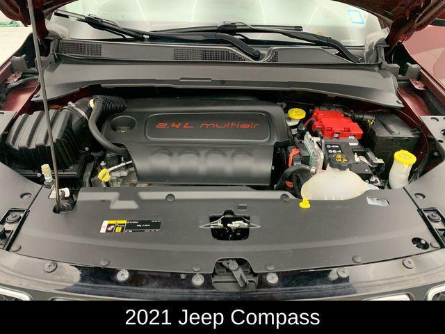 used 2021 Jeep Compass car, priced at $19,504