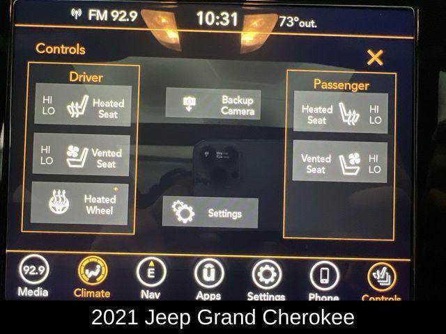 used 2021 Jeep Grand Cherokee car, priced at $28,161