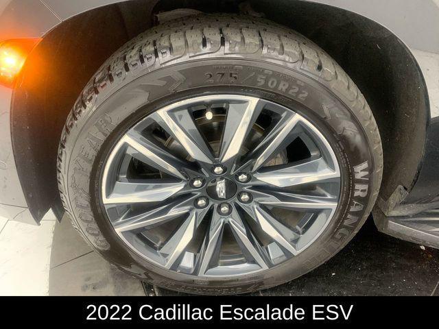 used 2022 Cadillac Escalade ESV car, priced at $73,696