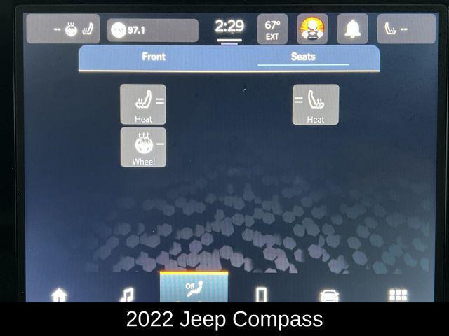 used 2022 Jeep Compass car, priced at $19,897