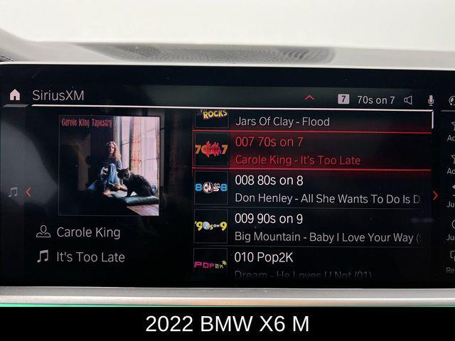 used 2022 BMW X6 M car, priced at $79,816