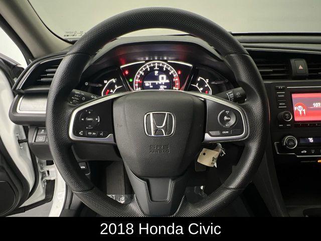 used 2018 Honda Civic car, priced at $16,381