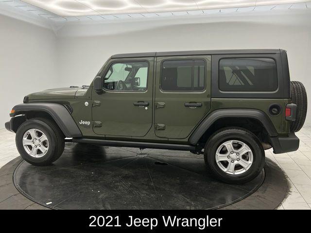 used 2021 Jeep Wrangler Unlimited car, priced at $29,299