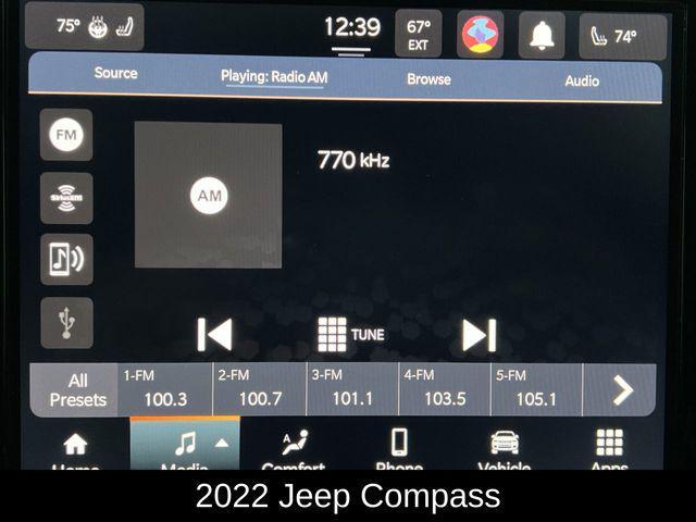 used 2022 Jeep Compass car, priced at $19,471