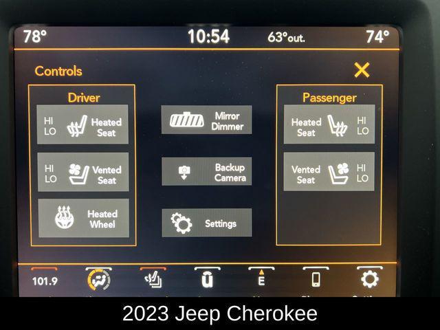 used 2023 Jeep Cherokee car, priced at $25,416