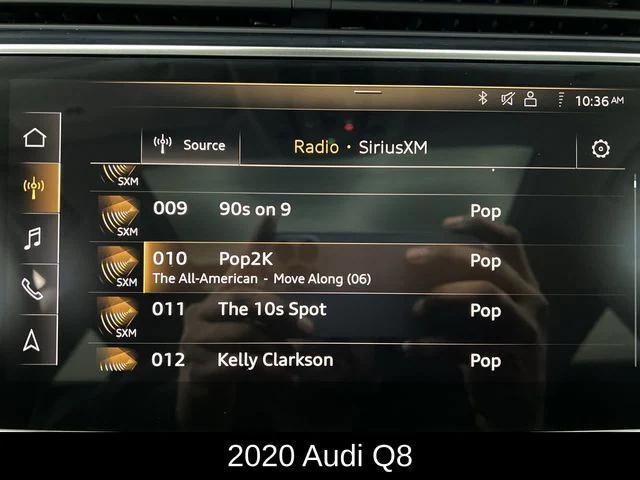 used 2020 Audi Q8 car, priced at $27,682