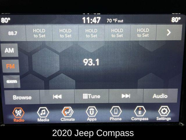 used 2020 Jeep Compass car, priced at $19,687