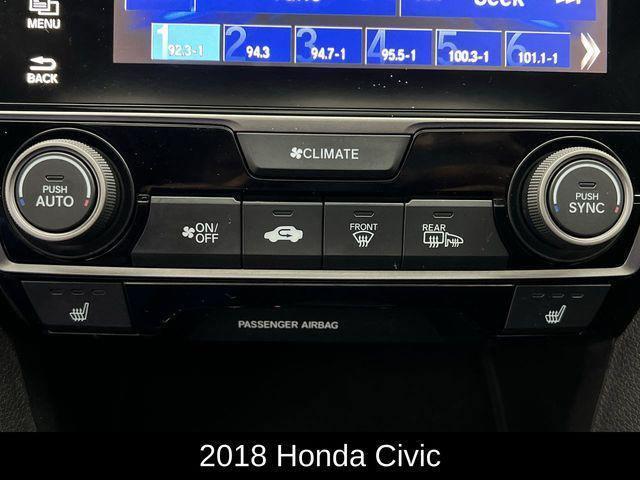 used 2018 Honda Civic car, priced at $17,572