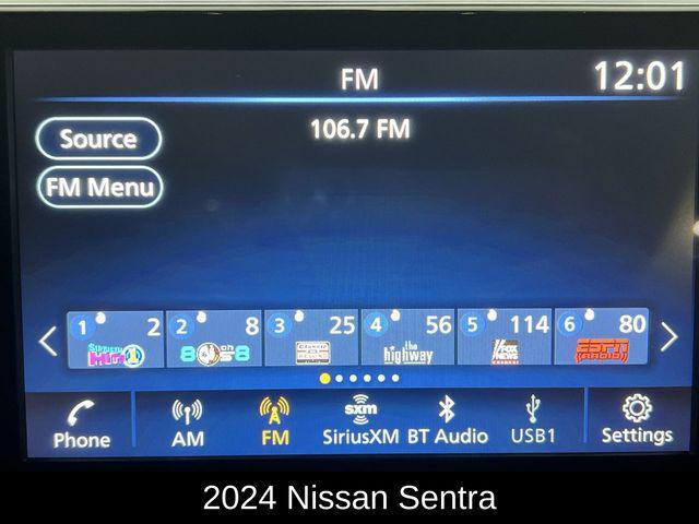 used 2024 Nissan Sentra car, priced at $16,831