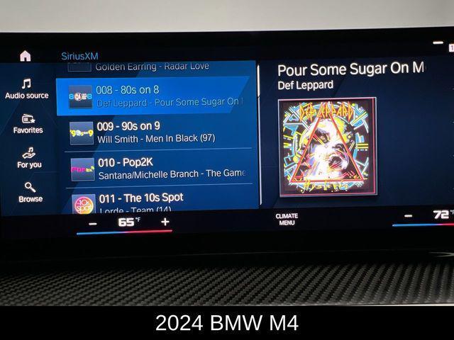 used 2024 BMW M4 car, priced at $81,617