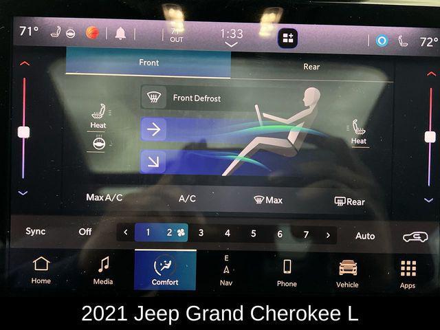 used 2021 Jeep Grand Cherokee L car, priced at $30,584