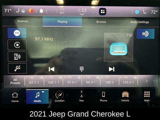 used 2021 Jeep Grand Cherokee L car, priced at $30,584