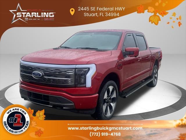 used 2023 Ford F-150 Lightning car, priced at $55,888