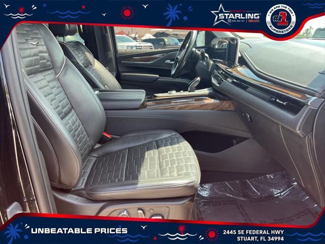 used 2023 Cadillac Escalade car, priced at $83,999