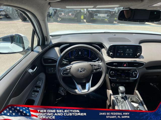 used 2019 Hyundai Santa Fe car, priced at $19,037