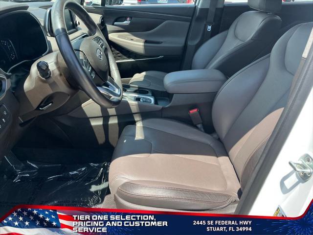 used 2019 Hyundai Santa Fe car, priced at $19,037