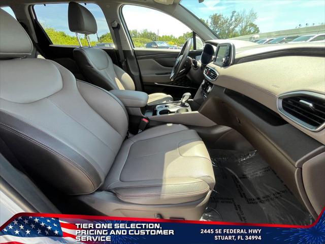 used 2019 Hyundai Santa Fe car, priced at $19,037