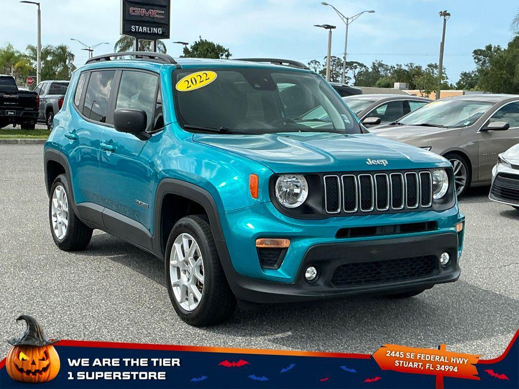 used 2022 Jeep Renegade car, priced at $16,599