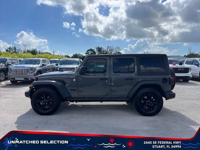 used 2020 Jeep Wrangler Unlimited car, priced at $30,999