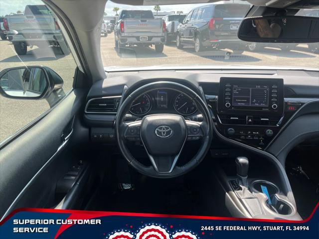used 2021 Toyota Camry car, priced at $21,421