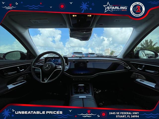 used 2024 Mercedes-Benz E-Class car, priced at $63,900