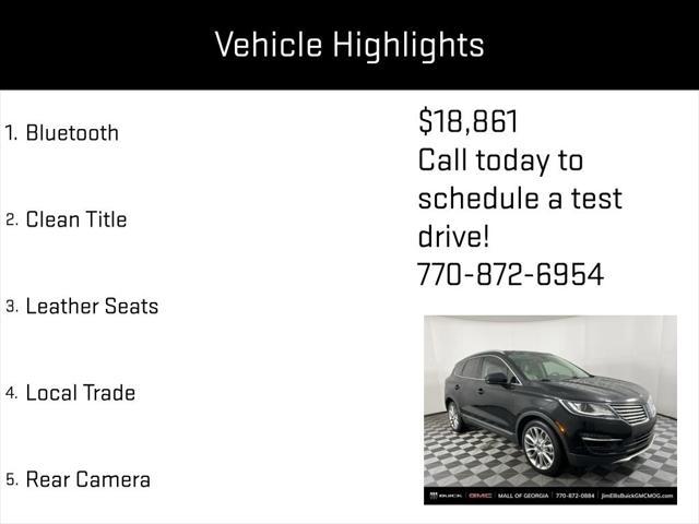 used 2017 Lincoln MKC car, priced at $18,861