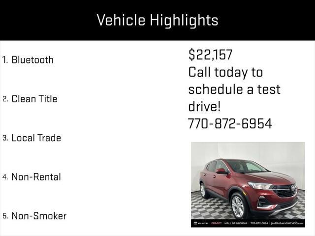 used 2023 Buick Encore GX car, priced at $22,157