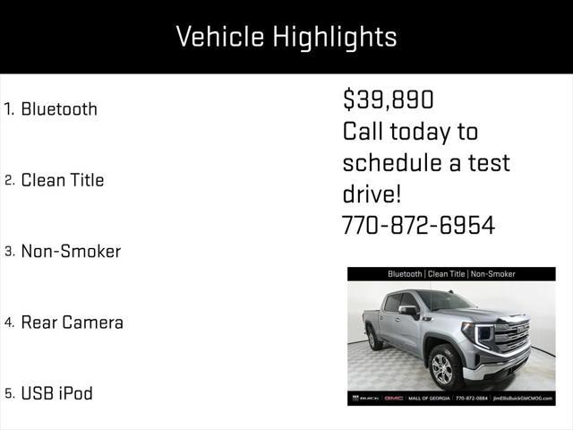 used 2023 GMC Sierra 1500 car, priced at $39,890