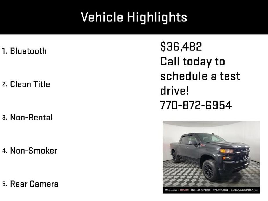 used 2020 Chevrolet Silverado 1500 car, priced at $36,482