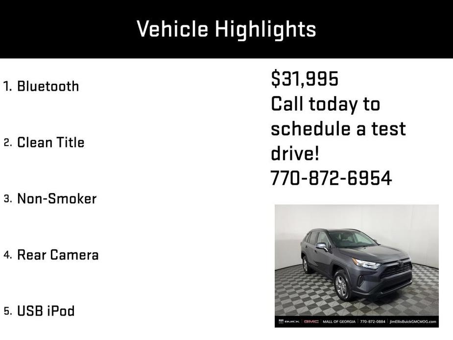 used 2023 Toyota RAV4 car, priced at $31,995
