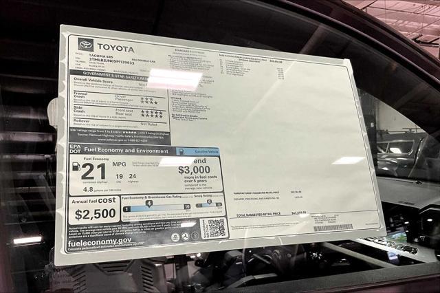 new 2025 Toyota Tacoma car, priced at $43,659