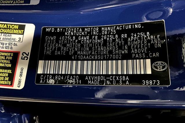 new 2025 Toyota Camry car, priced at $33,943
