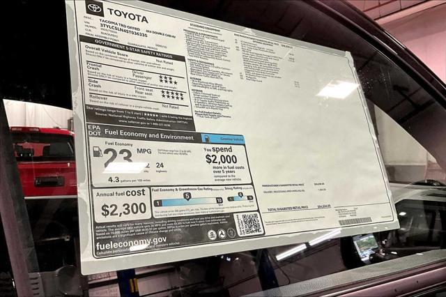 new 2025 Toyota Tacoma car, priced at $54,534