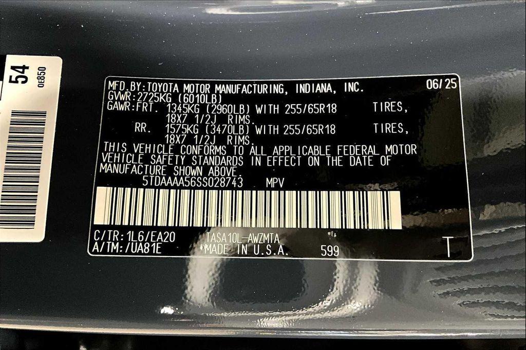 new 2025 Toyota Grand Highlander car, priced at $44,448