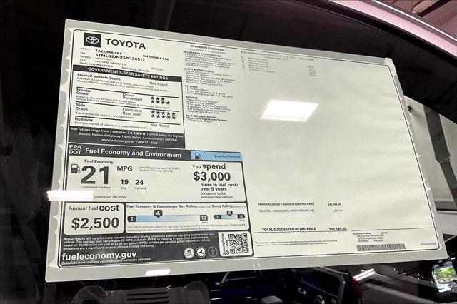 new 2025 Toyota Tacoma car, priced at $43,589