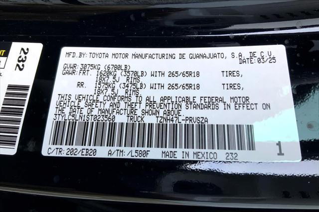 new 2025 Toyota Tacoma car, priced at $57,734